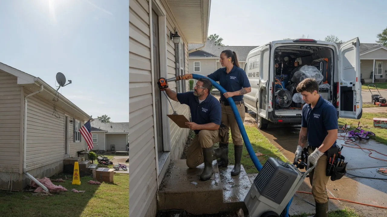 Ceiling Water Damage Restoration in Downey, ID near me